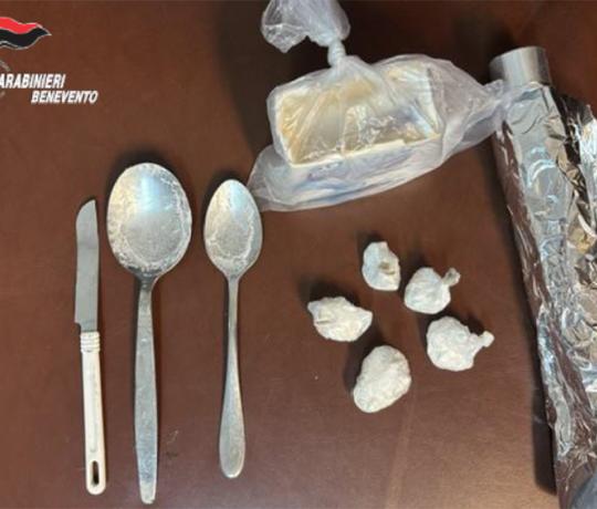 CARABINIERI DROGA ARRESTO VALLE TELESINA