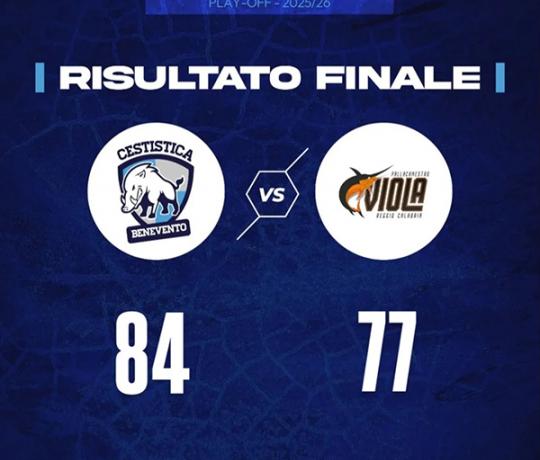 CESTISTICA-VIOLA REGGIO CALABRIA RISULTATO